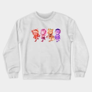 Genshin Impact Klee Qiqi Sayu Diona Play date Crewneck Sweatshirt